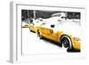 Snowy Taxis-Philippe Hugonnard-Framed Giclee Print