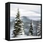 Snowy Trees 1-Janet Slater-Framed Stretched Canvas