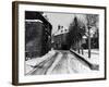 Snowy Victorian Houses-null-Framed Photographic Print