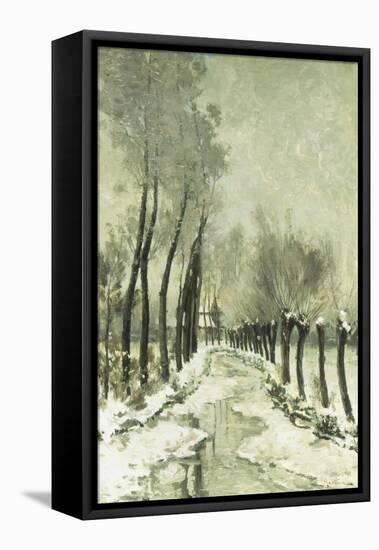 Snowy Vista-Paul Mathieu-Framed Stretched Canvas