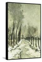Snowy Vista-Paul Mathieu-Framed Stretched Canvas