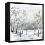 Snowy Winter Trees-Katrina Pete-Framed Stretched Canvas
