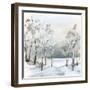 Snowy Winter Trees-Katrina Pete-Framed Art Print