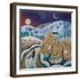 Snowy Winter Walk, 2017-Lisa Graa Jensen-Framed Giclee Print