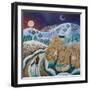 Snowy Winter Walk, 2017-Lisa Graa Jensen-Framed Giclee Print