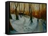 Snowy Woods 2002-Lee Campbell-Framed Stretched Canvas