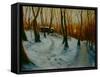 Snowy Woods 2002-Lee Campbell-Framed Stretched Canvas