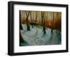 Snowy Woods 2002-Lee Campbell-Framed Giclee Print