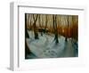 Snowy Woods 2002-Lee Campbell-Framed Giclee Print