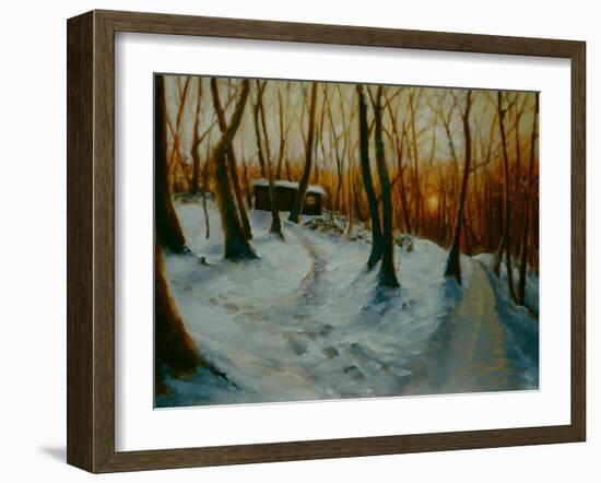 Snowy Woods 2002-Lee Campbell-Framed Giclee Print