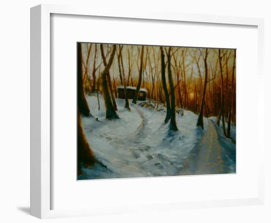 Snowy Woods 2002-Lee Campbell-Framed Giclee Print