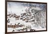 Snowy Woods Frame the Typical Alpine Village and Ski Resort, Bettmeralp, District of Raron-Roberto Moiola-Framed Photographic Print