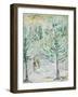 Snowy Woods-Ikahl Beckford-Framed Giclee Print