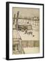 Snowy Yard-Vincent van Gogh-Framed Giclee Print