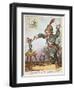 Snuffing Out Boney, 1814-George Cruikshank-Framed Giclee Print