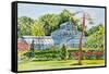 Snug Harbor Greenhouse-Anthony Butera-Framed Stretched Canvas