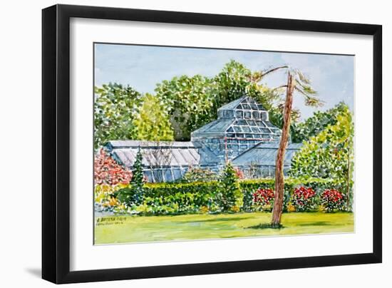 Snug Harbor Greenhouse-Anthony Butera-Framed Giclee Print