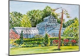 Snug Harbor Greenhouse-Anthony Butera-Mounted Giclee Print