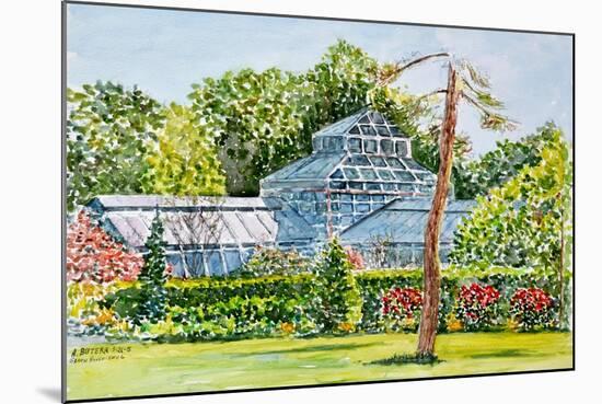 Snug Harbor Greenhouse-Anthony Butera-Mounted Giclee Print
