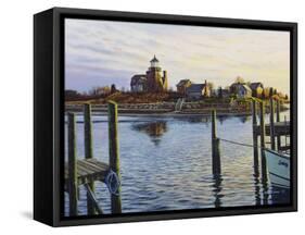 Snug Harbor Light-Bruce Dumas-Framed Stretched Canvas