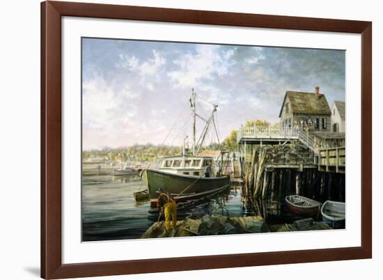 Snug Harbor-Nicky Boehme-Framed Giclee Print