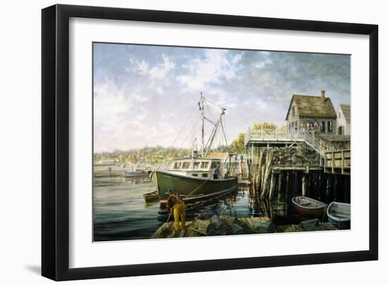 Snug Harbor-Nicky Boehme-Framed Giclee Print