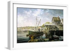 Snug Harbor-Nicky Boehme-Framed Giclee Print
