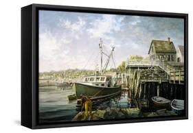 Snug Harbor-Nicky Boehme-Framed Stretched Canvas