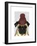 Snug Pug-Fab Funky-Framed Art Print