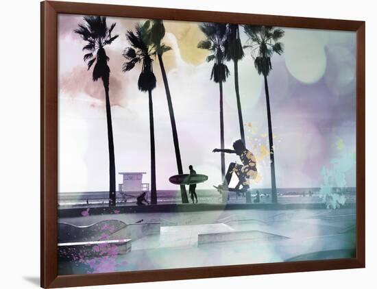 So Cal - Skatepark-Chuck Brody-Framed Giclee Print