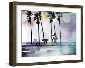 So Cal - Skatepark-Chuck Brody-Framed Giclee Print