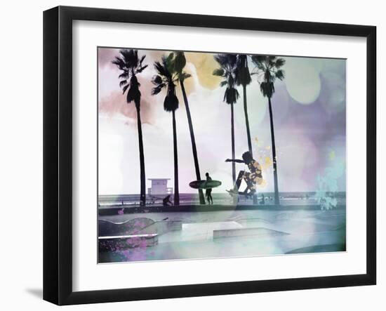 So Cal - Skatepark-Chuck Brody-Framed Giclee Print