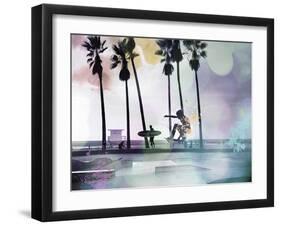 So Cal - Skatepark-Chuck Brody-Framed Giclee Print