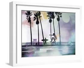 So Cal - Skatepark-Chuck Brody-Framed Giclee Print