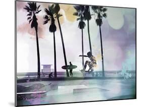 So Cal - Skatepark-Chuck Brody-Mounted Giclee Print