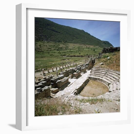 So-Called Odeion at Ephesus, 2nd Century-CM Dixon-Framed Photographic Print