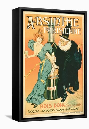 So Drink, You'll See Later, Poster Advertising Parisian Absinthe-P. & Maltese Gelis-didot-Framed Stretched Canvas