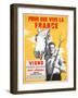 So France Can Live, Spend a Few Weeks Working in the Fields, 1940-1944-null-Framed Giclee Print