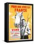 So France Can Live, Spend a Few Weeks Working in the Fields, 1940-1944-null-Framed Stretched Canvas