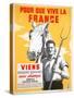 So France Can Live, Spend a Few Weeks Working in the Fields, 1940-1944-null-Stretched Canvas