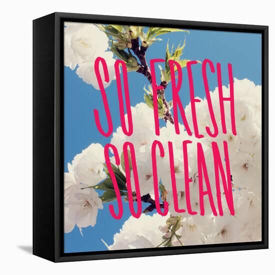 So Fresh So Clean-Leah Flores-Framed Stretched Canvas
