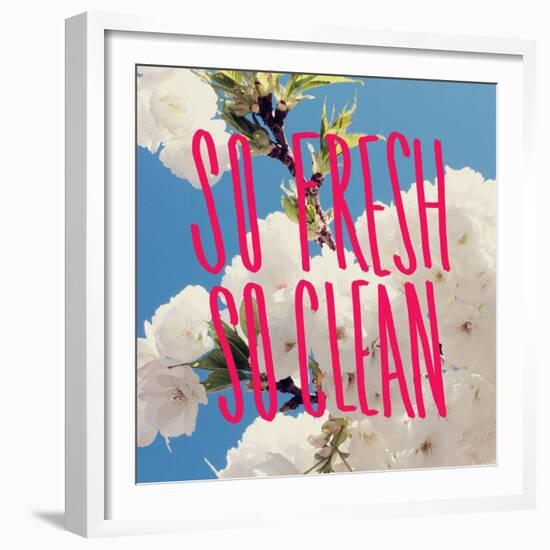 So Fresh So Clean-Leah Flores-Framed Giclee Print