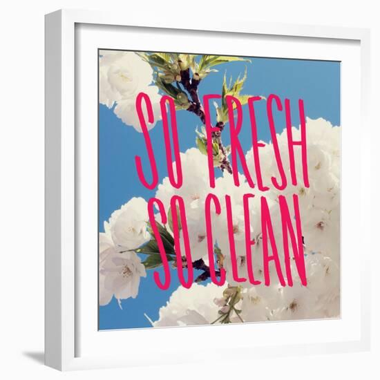 So Fresh So Clean-Leah Flores-Framed Premium Giclee Print