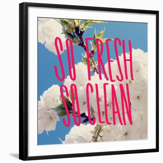 So Fresh So Clean-Leah Flores-Framed Giclee Print