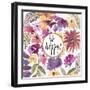 So Happy!-Lora Gold-Framed Art Print