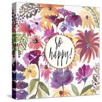 So Happy!-Lora Gold-Stretched Canvas