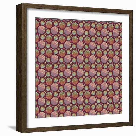 So Hexy Playground Pattern-Christine O’Brien-Framed Giclee Print