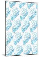 So Icey Cold Block Flat 3D Pattern-null-Mounted Poster