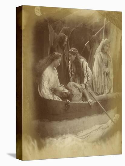 "So like a shatter'd Column lay the King"-Julia Margaret Cameron-Stretched Canvas