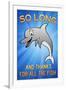 So Long And Thanks For All The Fish-null-Framed Art Print